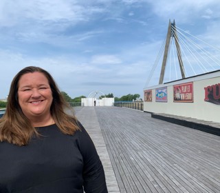 Cllr Marion Atkinson on Southport Pier