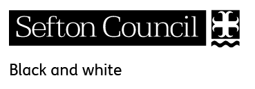 Sefton Council Logo Black on White background