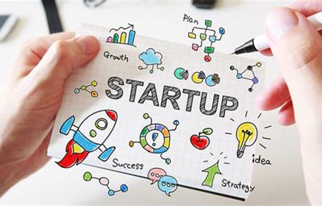 Business start-up graphic