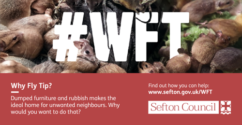 #WFT? Dumped furniture and rubbish makes the ideal home for unwanted neighbours. Why would you want to do that?