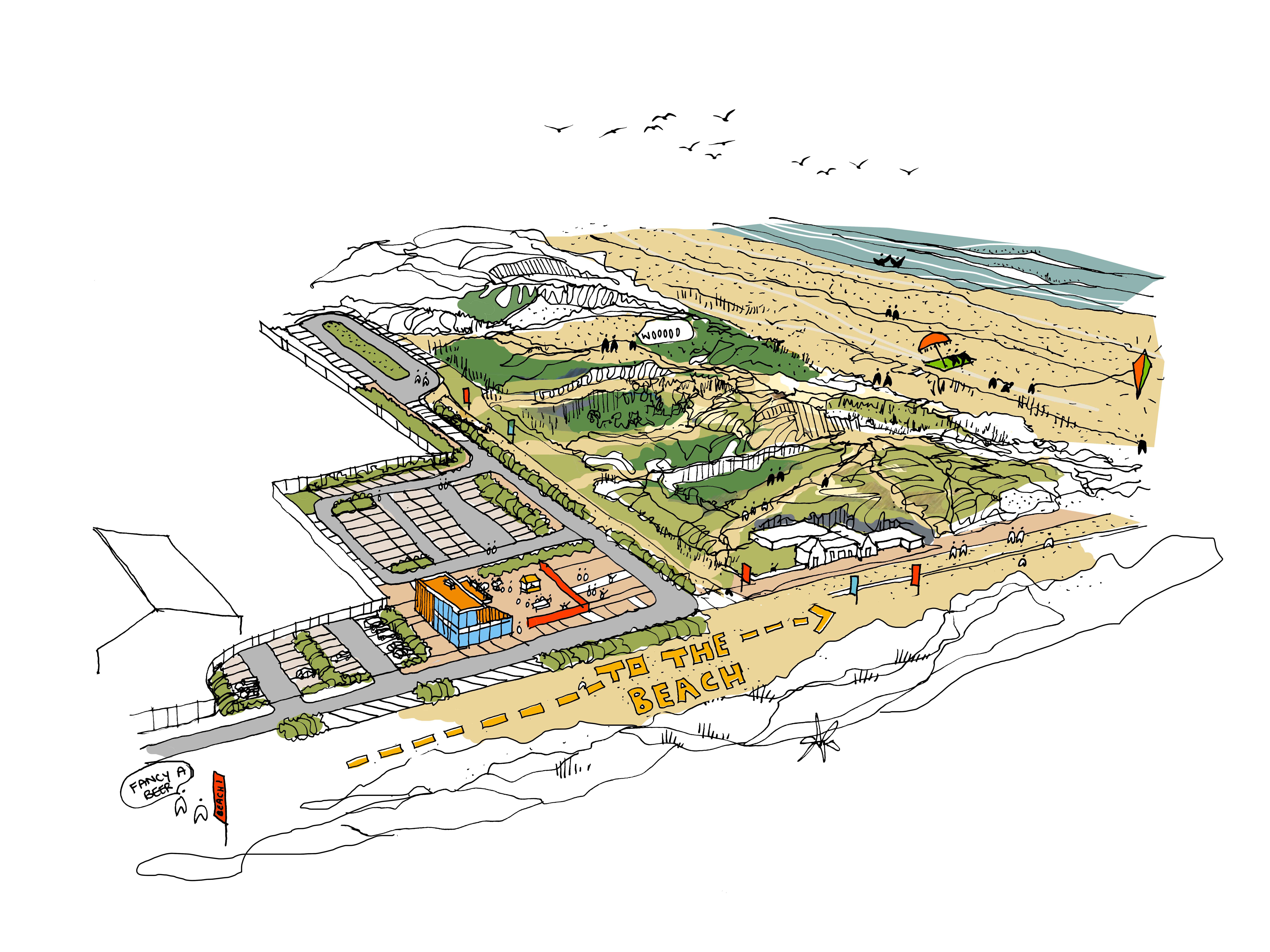 Beach interface