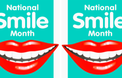 Natinoal Smile Month logos