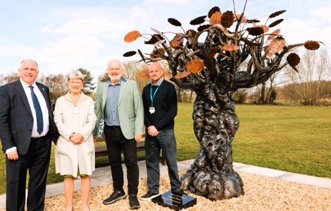Unveiling of the Tree of Hope at Thornton Garden of Rest