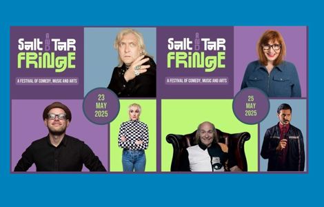 Salt and tar Fringe Festival line-up graphic