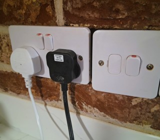 Electrical Plugs in wall sockets