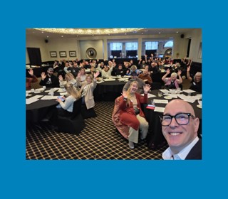 Andrew Kemsley and workshop group