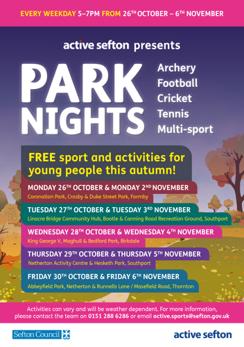 Park Nights October 2026